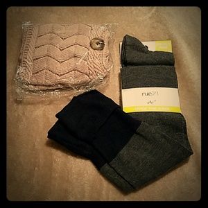 Over the knee socks and boot sock things